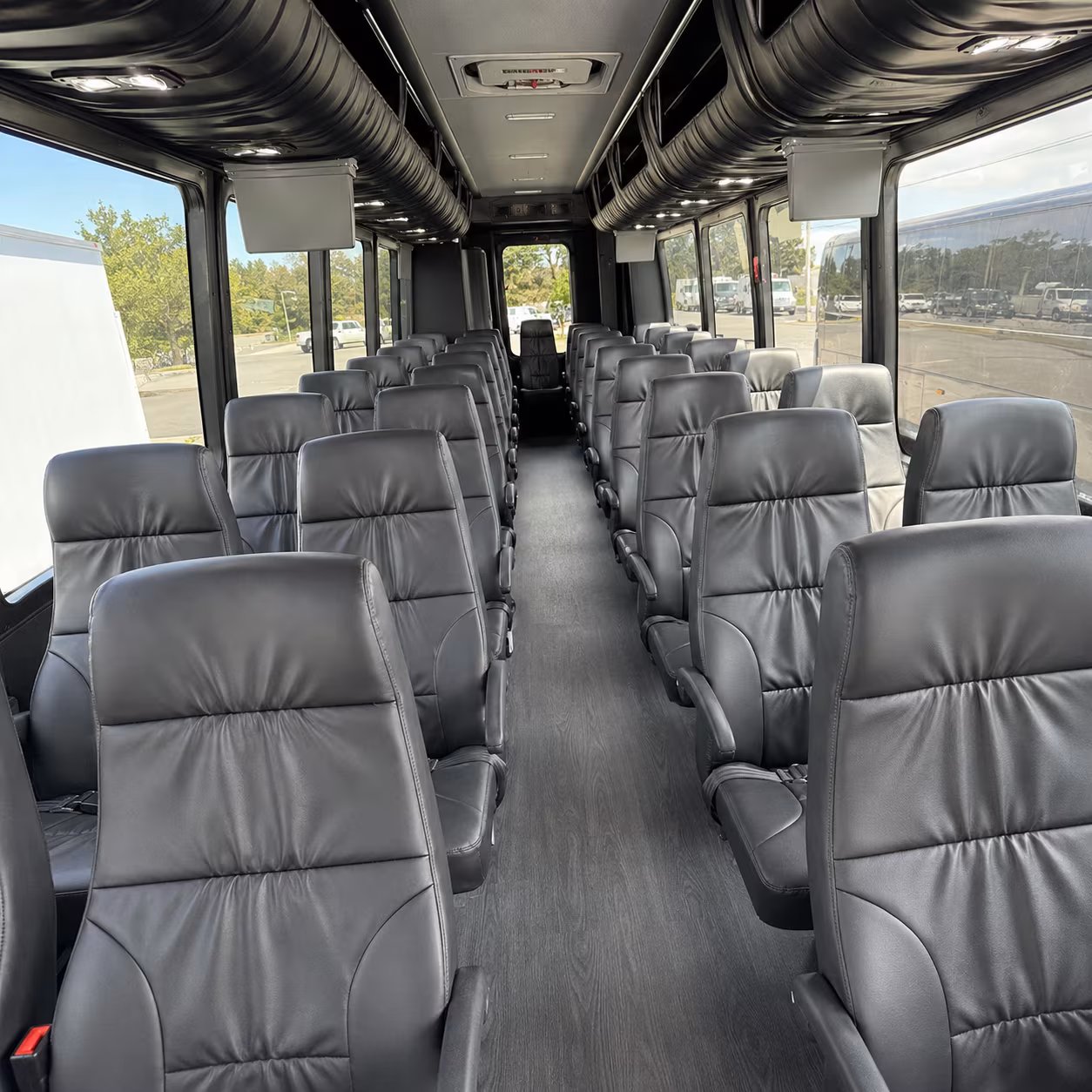 airport transfer buses for wedding guests flying into houston