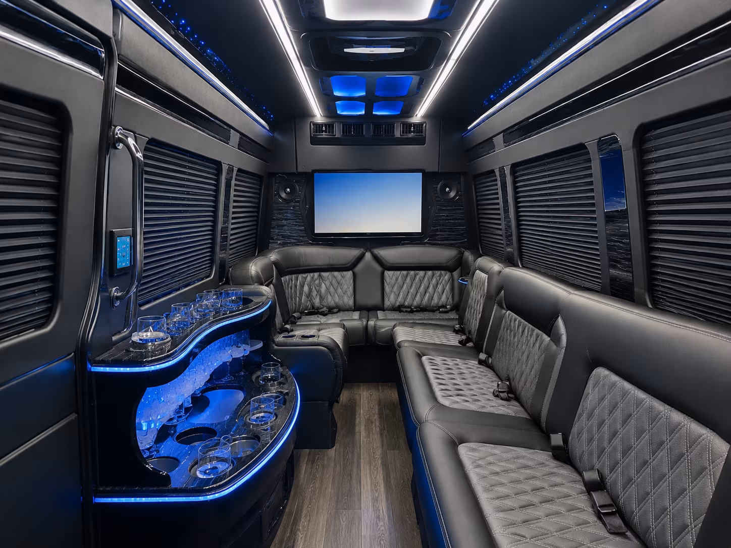 bus rentals for music festival weekends near sugar land
