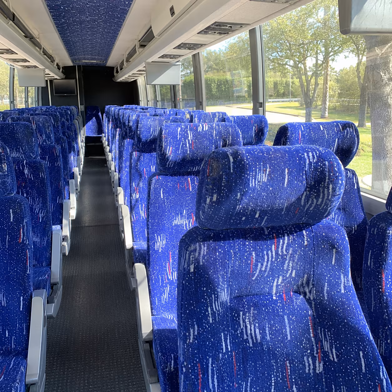 church and school group long distance bus rentals in sugar land
