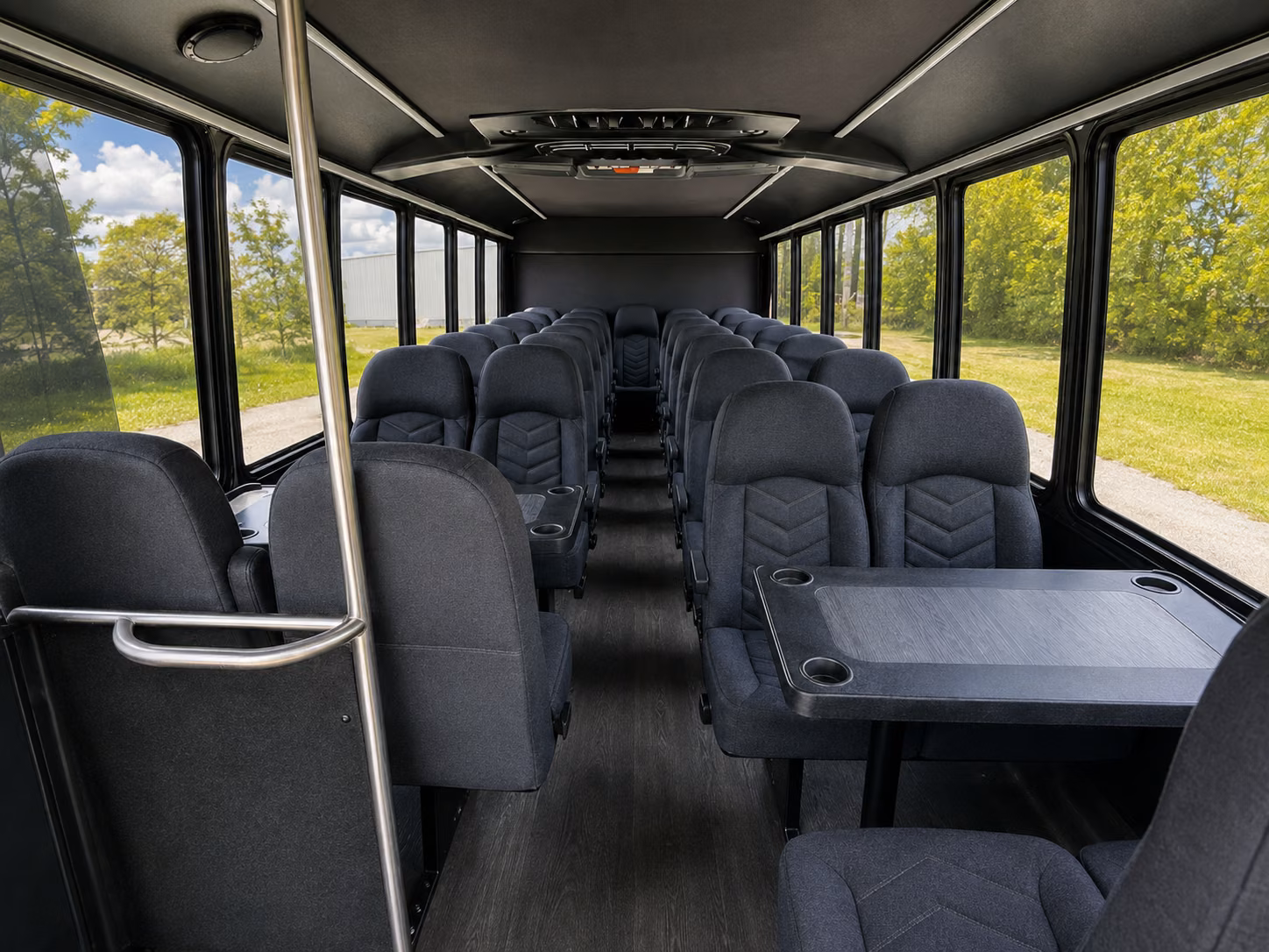 sugar land 15 passenger minibus inside