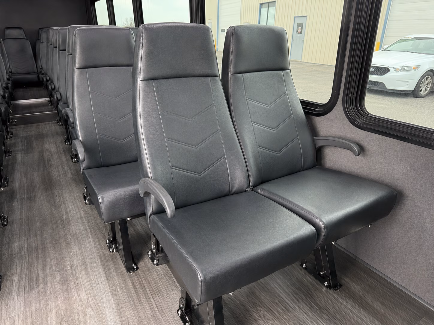 sugar land 15 passenger minibus interior