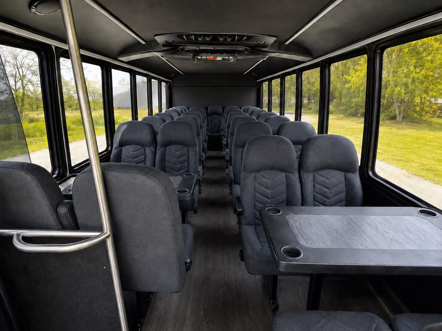 sugar land 20 passenger minibus inside