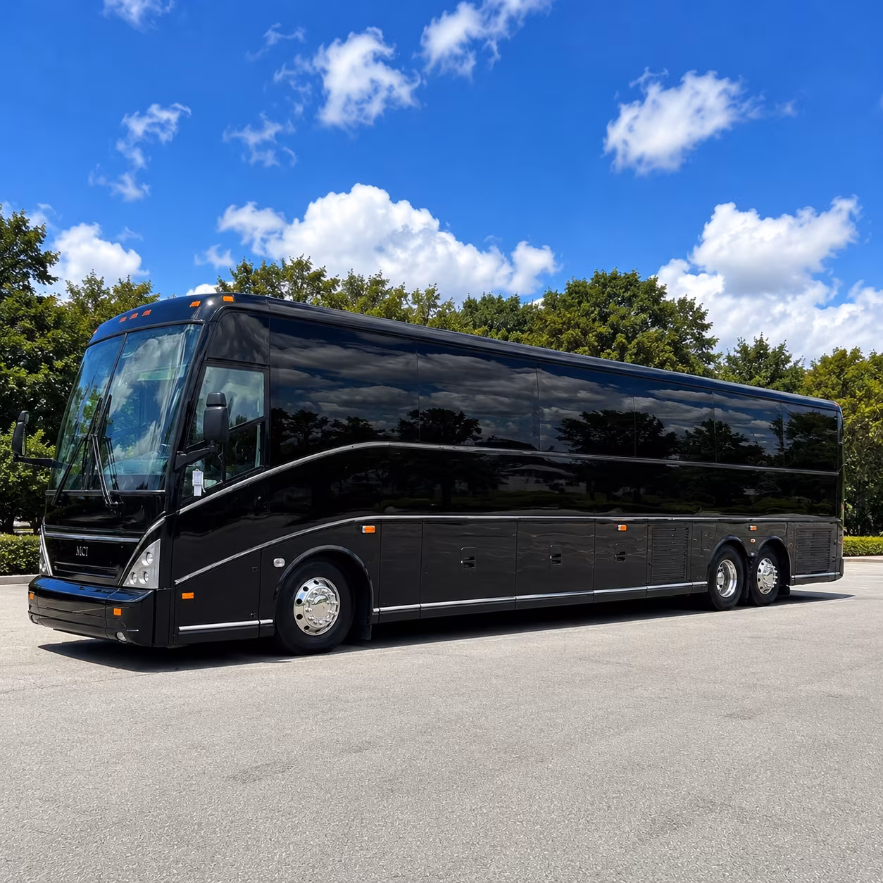 sugar land 56 passenger charter bus