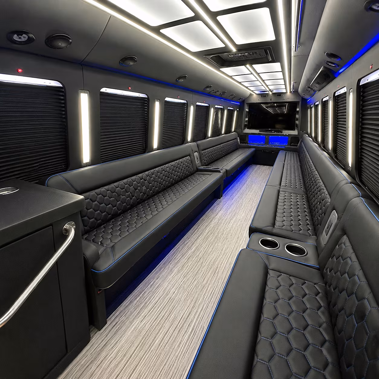 sugar land party bus inside