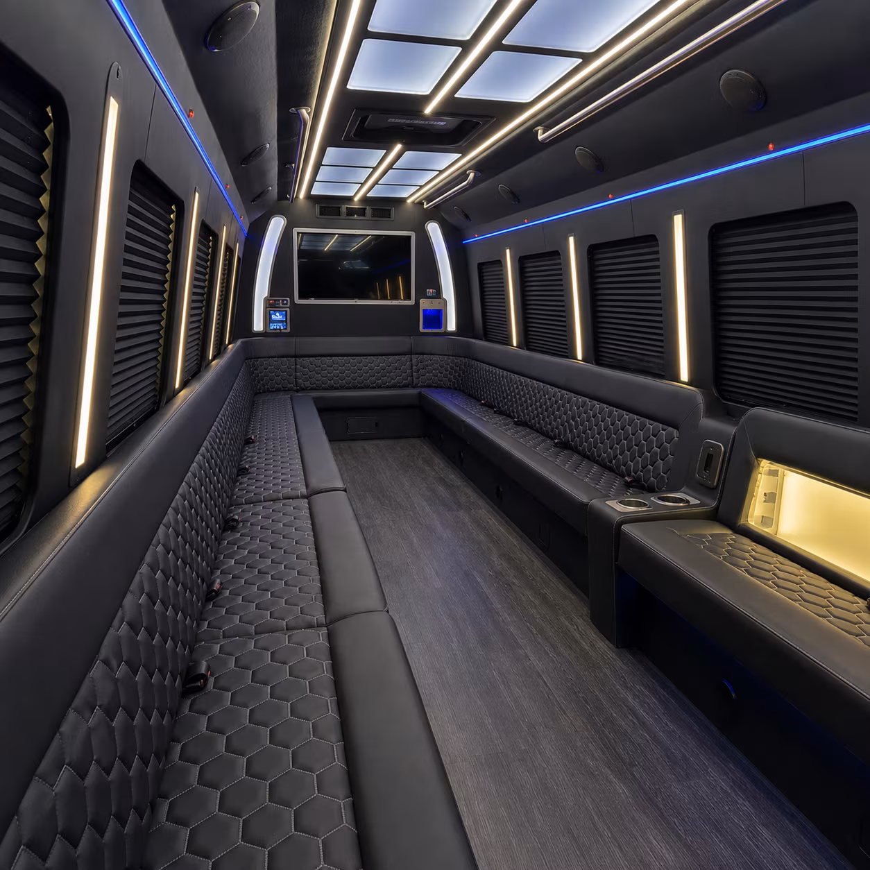 sugar land party bus rentals inside