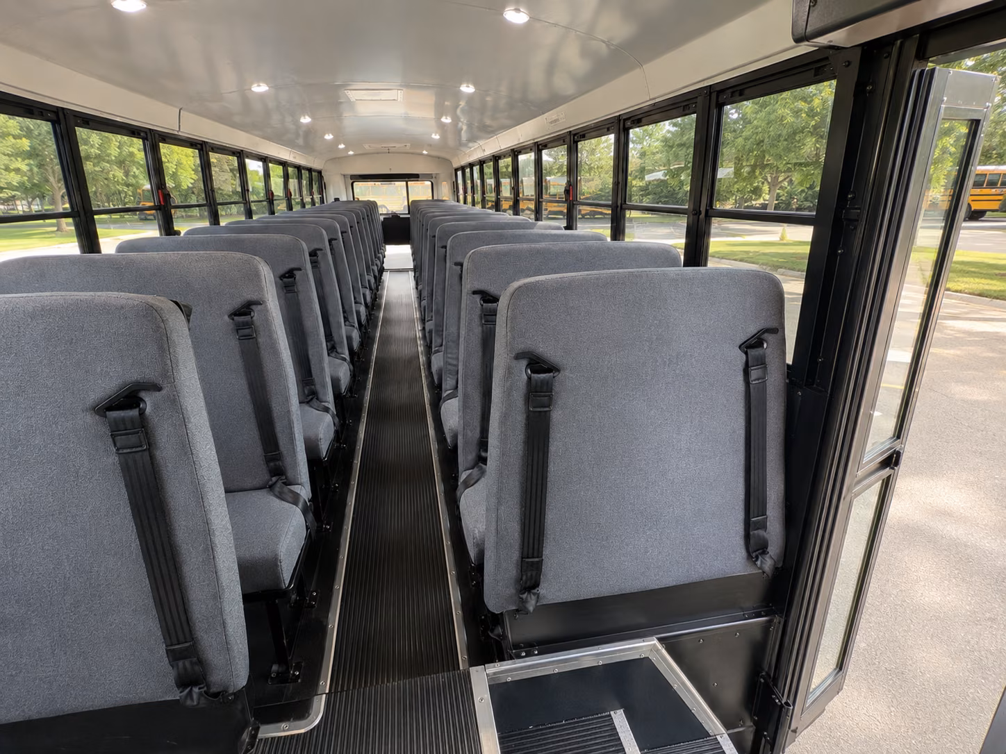 sugar land school bus inside