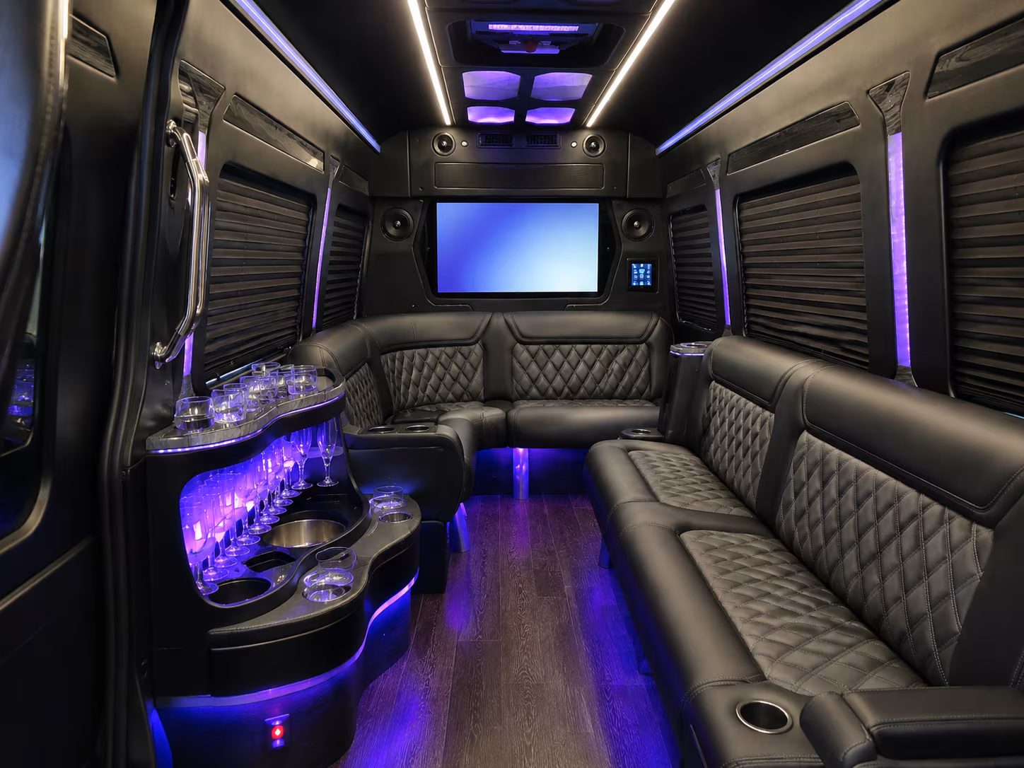 sugar land sprinter limousine interior
